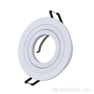 Verstellbarer Einbaustrahler aus Aluminium mit LED-Downlight-Rahmen